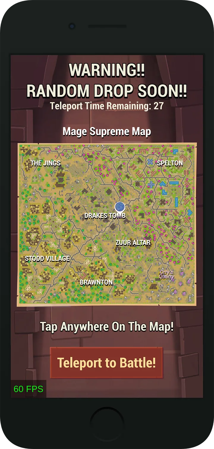 Teleport to battle